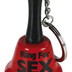 Ring for Sex Metal Keyring Bell