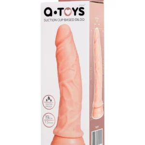 A-Toys Realistic TPE Dildo, Flesh, 19 cm
