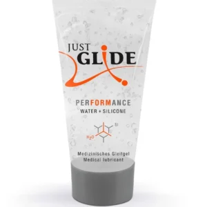 Just Glide Performance — Water-Based Lubricant with Silicone, 20 ml