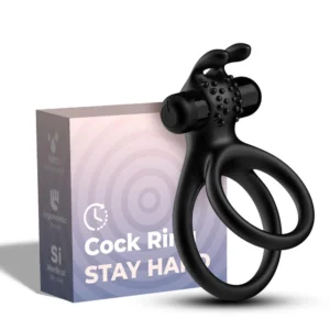 B - Series Joy Traveler Black Vibrating Cock Ring