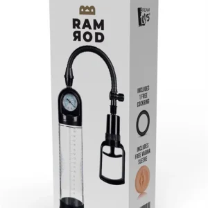 Dream Toys Ramrod Deluxe — Vacuum Pump for Penis with Pressure Gauge