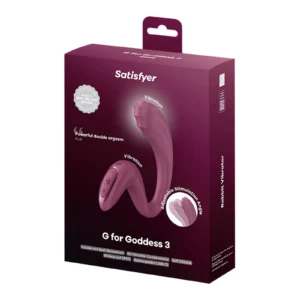 Satisfyer G for Goddess 3 G-Spot Vibrator in Burgundy
