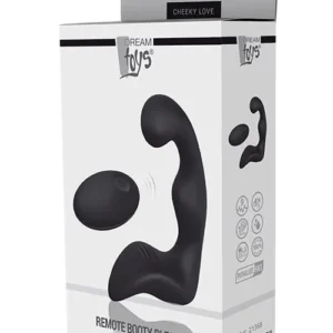 Dream Toys Cheeky Love Remote Booty Pleaser — Prostate Massager with Remote, Black