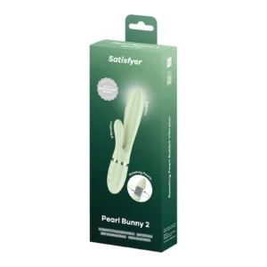 Satisfyer Pearl Bunny 2 Dual-Action Rabbit Vibrator – Light Green