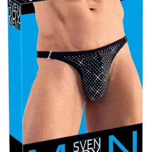 Svenjoyment Men's String S — Men's Thong with Shimmering Stones
