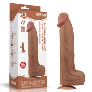 Lovetoy Giant 24 cm Silicone Dildo with Testicles
