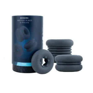Boners Buffer Rings 3 pcs Cock Rings - Blue