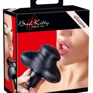 Bad Kitty Silicone Gag — Inflatable Silicone Gag with Pump