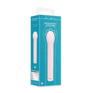 Loveline Bulb Shaped Glass Vibe in Pink