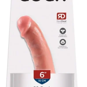 King Cock 6 inch Flesh — Realistic PVC Dildo