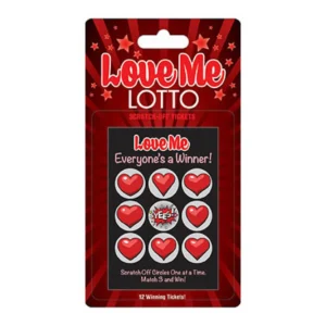Little Genie Love Me Lotto Scratch Cards – 12 Erotic Couples Tickets