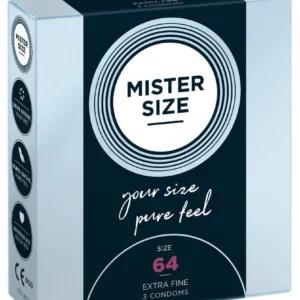 MISTER SIZE 64 mm — pack of 3 condoms