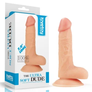 Lovetoy The Ultra Soft Dude 7" Realistic Dildo with Suction Cup
