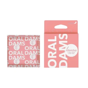 Loovara Oral Dams - Lateksowe chusteczki ochronne do seksu oralnego, 18 sztuk