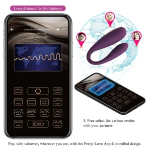 Pretty Love August Couples Vibrator with App Control