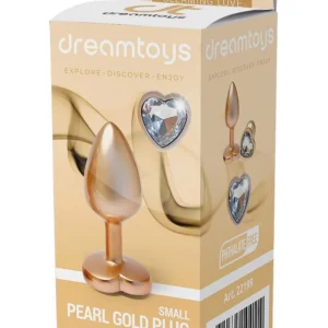 Dream Toys Gleaming Love Matte Gold — Small Anal Plug