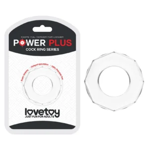 POWER PLUS Cockring Clear Lovetoy