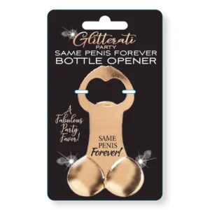 Glitterati Same Penis Forever Penis Bottle Opener