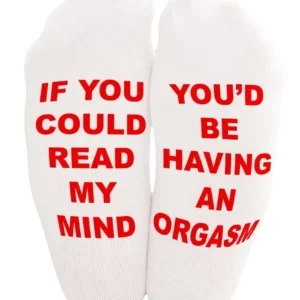 Sexy Socks Dirty Mind Socks, Size 36–41