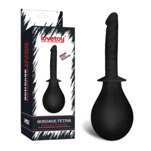 Lovetoy Bondage Fetish Deluxe Douche – Silicone Anal Shower with Penis-Shaped Tip