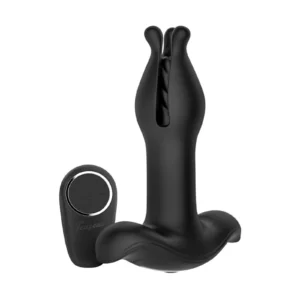 Teazers Anal Expanding Butt Plug with Vibration - Black