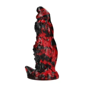 Fiction Cocks Hell Night Fiend Silicone Fantasy Dildo – Red and Black