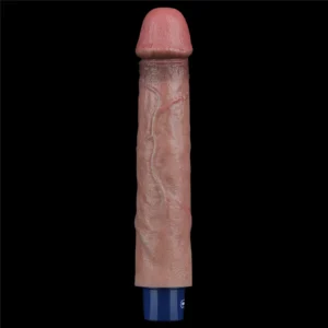 Lovetoy Real 9" Rechargeable Silicone Vibrating Dildo