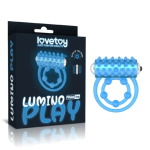 Lovetoy Lumino Play Wibrujący Pierścień na Penisa TPE