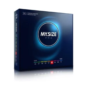 MY.SIZE PRO 60 XL Condoms, 36-Pack