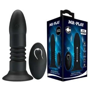Mr. Play Vibrating Anal Plug with Thrusting Motion and Remote Control