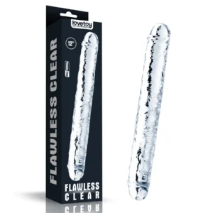 Lovetoy Flawless Clear Double Dildo 12"