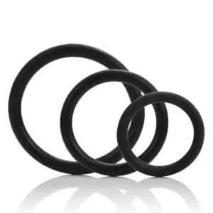 Calexotics Tri-Rings Black Triple Cock Rings