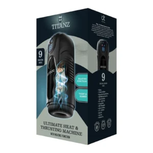 Titanz Ultimate Heat & Thrusting Machine Automatic Vibrating Masturbator