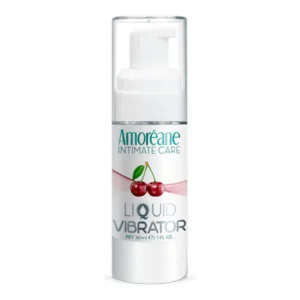 Amoreane Liquid Vibrator Cherry Water-Based Lubricant 30 ml