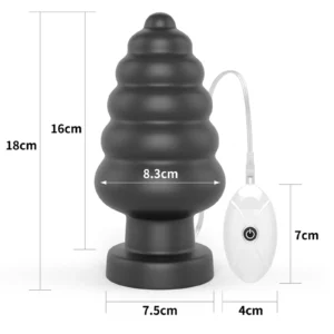 Lovetoy 7"" King Sized Vibrating Anal Cracker