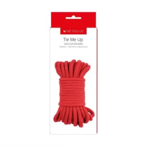 Me You Us Tie Me Up Red Cotton Bondage Rope, 10 m