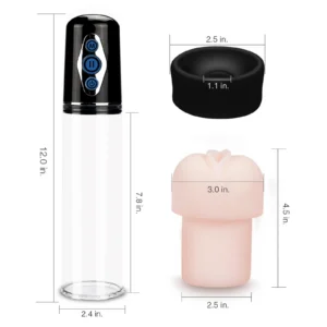 Maximizer Worx Elite Rechargeable Penis Pump with 5 Suction Modes