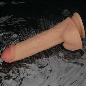 Lovetoy Power Basics Cock 8'' Vibrating Dildo with Suction Cup