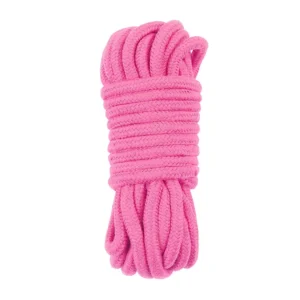 Lovetoy Bondage Rope 10 m – Soft Cotton Shibari Rope, Pink