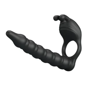 Pretty Love Blackney Black Vibrating Cock Ring with 7 Vibration Modes