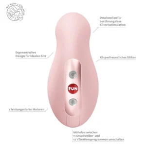 Fun Factory Luna Soft Pink Dual Stimulation Vibrator