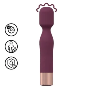 Loveline Mini Classic Wand Vibrator – Burgundy