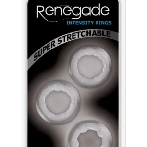 NS Novelties Stamina Rings Transparent Set of 3