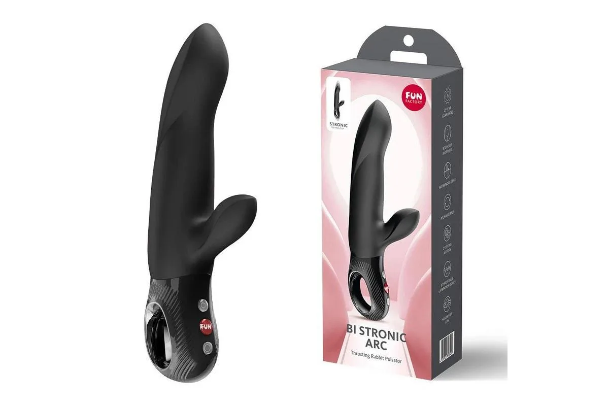 Fun Factory Bi Stronic Arc Black Dual-Stimulation Vibrator