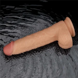 Lovetoy Power Basics Cock 9.5" Realistic Vibrating Dildo with Suction Cup