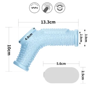 Lovetoy Vibrating Drip Knights Ring with Scrotum Sleeve
