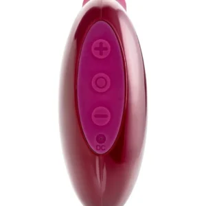 A-Toys Myrty Clitoral Vacuum Stimulator, Burgundy, 9.8 cm