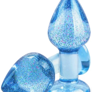 Bloomé by TOYJOY Stardust Anal Plug Medium – Blue, 9 cm, Epoxy Resin