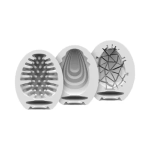 Satisfyer Eggcited Masturbator Eggs, Set of 3 (Naughty, Savage, Crunchy)