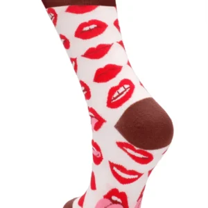 Sexy Socks Lip Love Funny Socks, Size 36–41